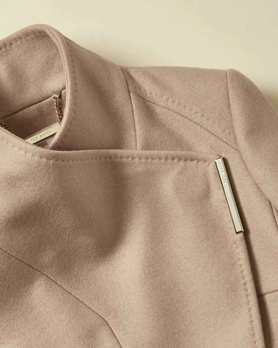 Naisten Villakangastakki, Rosess Short Wool Wrap Coat>Ted Baker Best