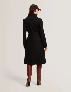 naisten villakangastakki, ROSE MID LENGHT BELTED WOOL COAT>Ted Baker Online