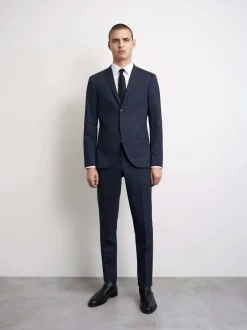 Miesten Slim Fit K JILE PUVUN TAKKI Indigo>Tiger Of Sweden Clearance