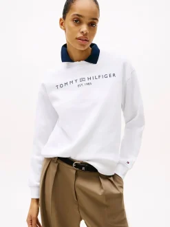 college, MDRN REG CORP LOGO SWEATER>Tommy Hilfiger Sale