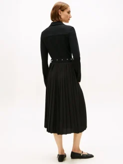 Interlock Mix Media Polo Dress,><noscript><img width=