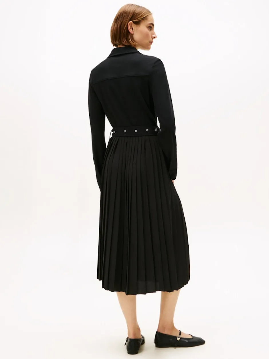 Interlock Mix Media Polo Dress,>Tommy Hilfiger New