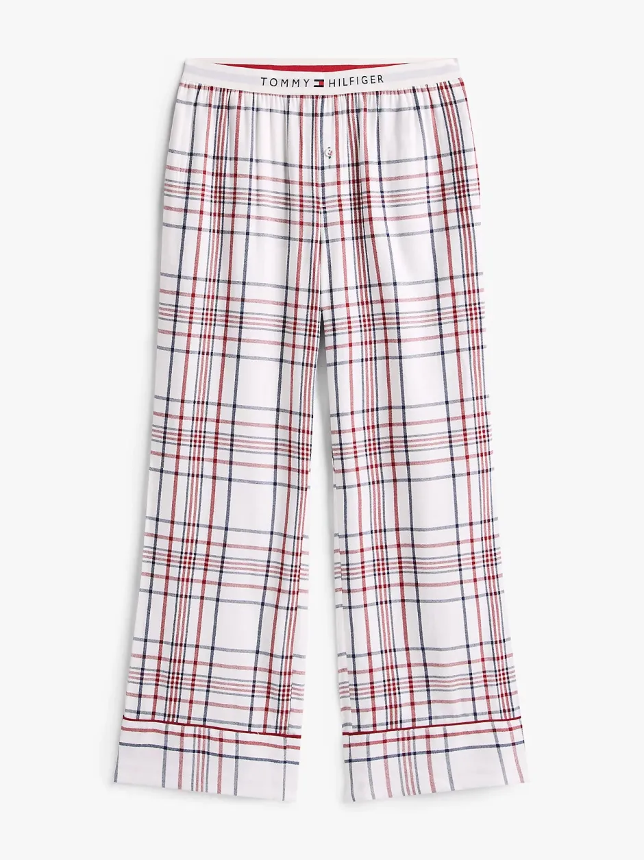 K-gift LS FLNL Shirt Set Slippers naisten pyjama,>Tommy Hilfiger