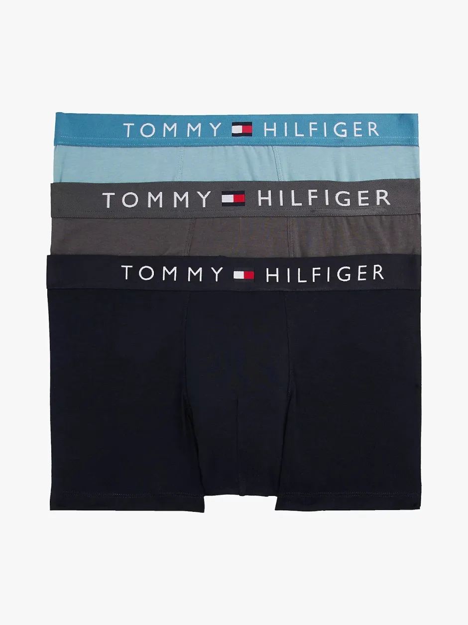 miesten bokserit, K 3 PACK TRUNK DTM, 0S2>Tommy Hilfiger Hot