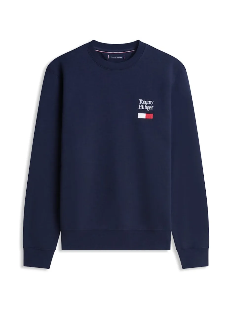 miesten collegepaita Tommy Ebro Flag Sweatshirt,>Tommy Hilfiger New