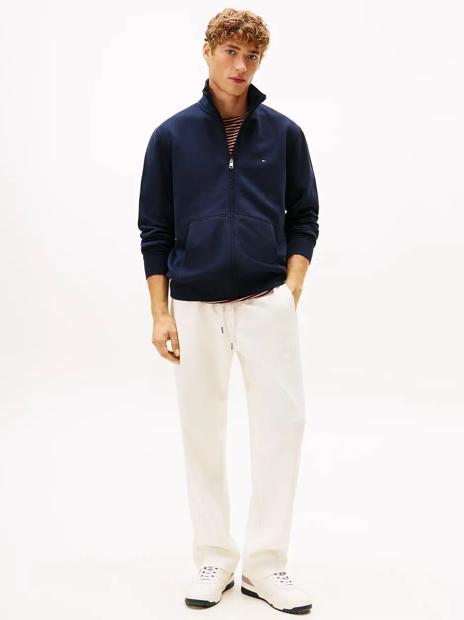 miesten college Essential Fleece Stand Collar,>Tommy Hilfiger Online