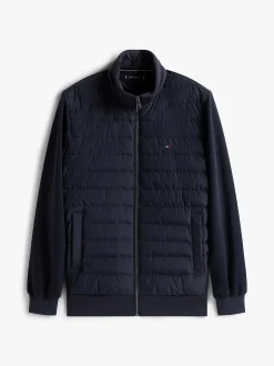 miesten hybriditakki Mix Media Hooded Zip,><noscript><img width=