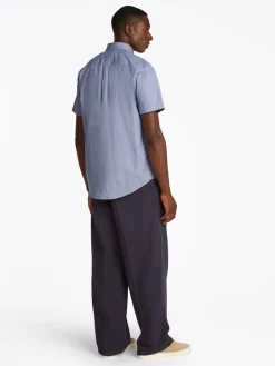 miesten kauluspaita, FLEX POPLIN HOUNDSTOOTH SHIRT>Tommy Hilfiger Best