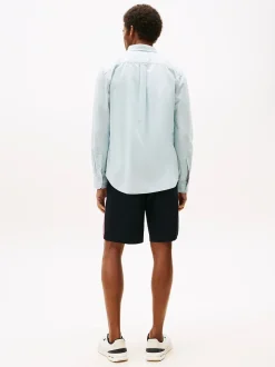 miesten kauluspaita, CHAMBRAY POCKET RF SHIRT Indigo>Tommy Hilfiger Discount