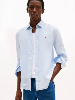 Miesten Kauluspaita, PIGMENT DYED LINEN SOLID>Tommy Hilfiger Sale