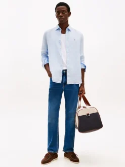 Miesten Kauluspaita, PIGMENT DYED LINEN SOLID><noscript><img width=