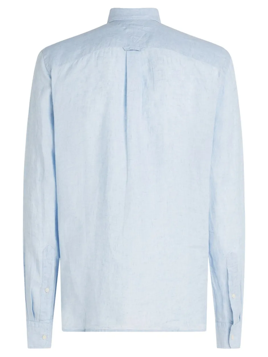 Miesten Kauluspaita, PIGMENT DYED LINEN SOLID>Tommy Hilfiger Sale