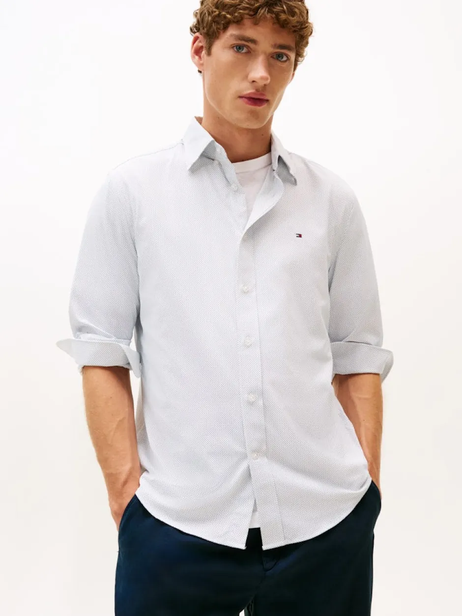 miesten kauluspaita, PERFORMANCE PRINT SHIRT>Tommy Hilfiger Outlet