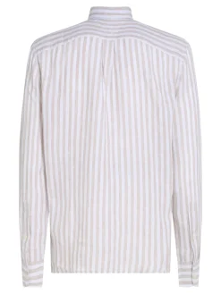 miesten kauluspaita, LINEN ESSENTIAL STRIPE RFSHIRT><noscript><img width=