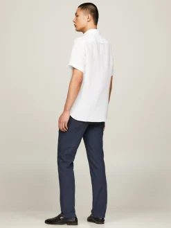 Miesten Kauluspaita, PIGMENT DYED LINEN RF SHIRT>Tommy Hilfiger Clearance