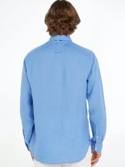 Miesten Kauluspaita, PIGMENT DYED LINEN SOLID>Tommy Hilfiger Best