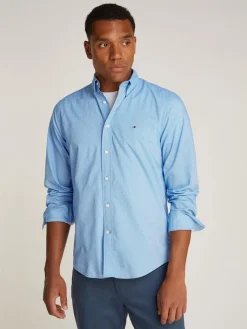 Miesten Kauluspaita, FLEX POPOLIN FAKE SOLID RF>Tommy Hilfiger Sale