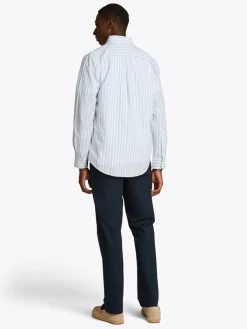 miesten kauluspaita, FLEX POPLIN BOLD STRIPE>Tommy Hilfiger Outlet
