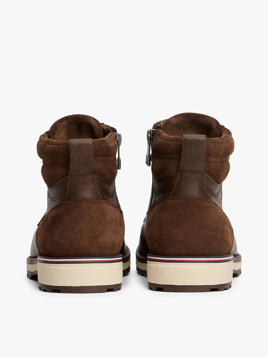 miesten kengät, CORPORATE W LEATHER LACE BOOT>Tommy Hilfiger Best