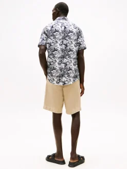 miesten lyhythihainen kauluspaita, LINEN VACATION PRT>Tommy Hilfiger Best