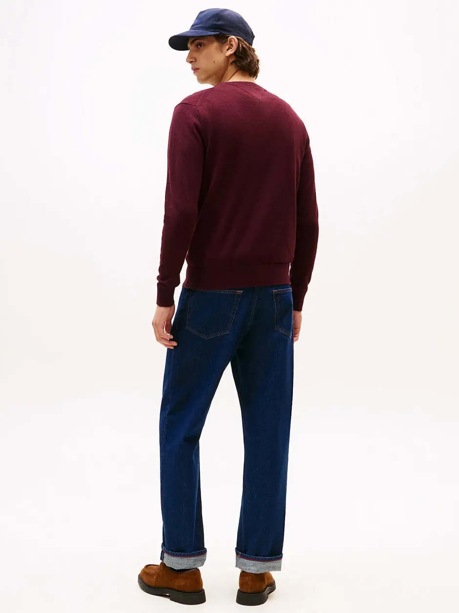 miesten neule, PIMA ORG CTN CASHMERE CREW NECK>Tommy Hilfiger Hot