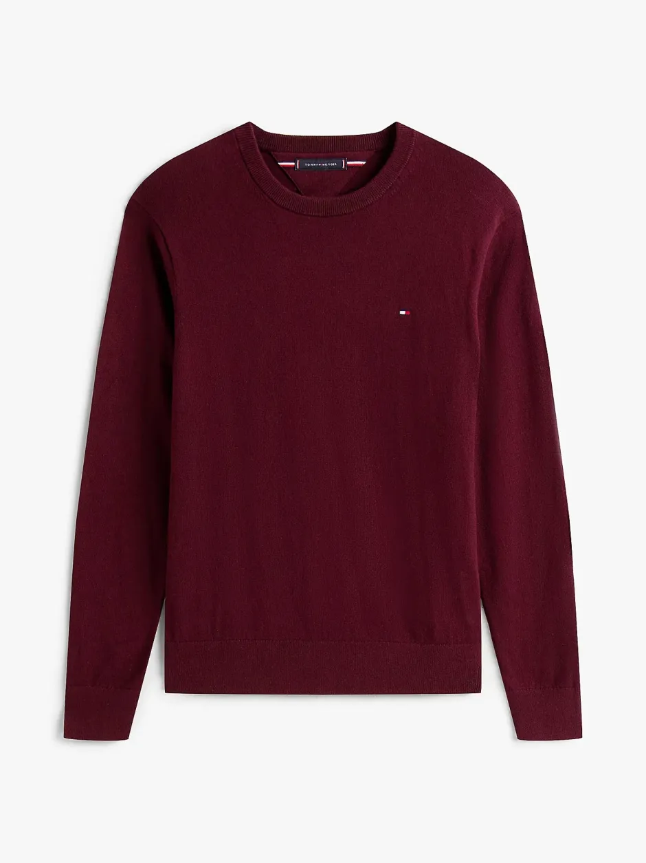 miesten neule, PIMA ORG CTN CASHMERE CREW NECK>Tommy Hilfiger Hot