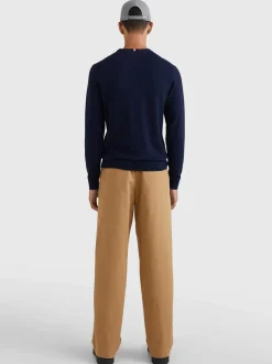 Miesten Neulepusero, PIMA ORG CTN CASHMERE CREW>Tommy Hilfiger New