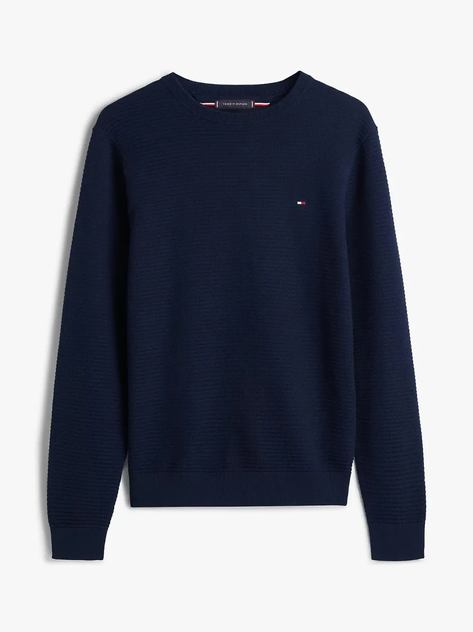 miesten neulepusero Seasonal Structure CNeck,>Tommy Hilfiger