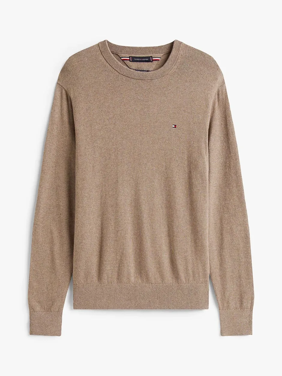 miesten neulepusero PIMA ORG CTN CASHMERE CREW NECK,>Tommy Hilfiger New