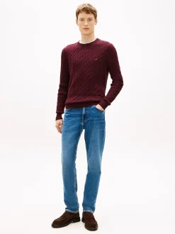 miesten neulepaita Classic Cotton Cable Crew Neck,><noscript><img width=