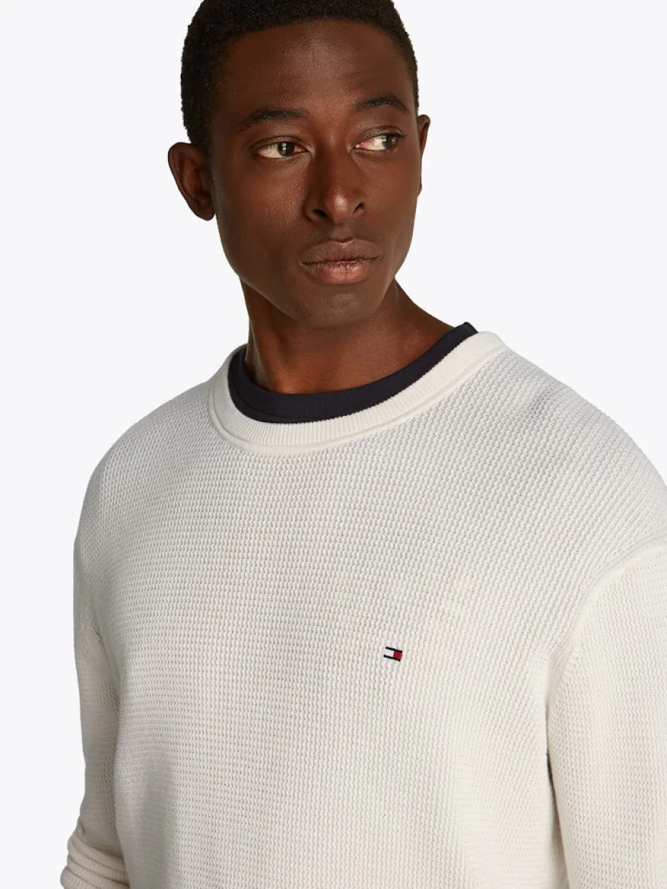 miesten neule, RACKING STRUCTURE C-NECK>Tommy Hilfiger Online