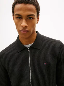 miesten neuletakki Seasonal Structure Zip Thru Polo,>Tommy Hilfiger New