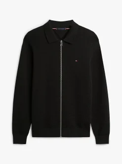 miesten neuletakki Seasonal Structure Zip Thru Polo,><noscript><img width=