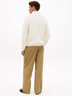 miesten neulepusero Seasonal Structure Zip Mock,>Tommy Hilfiger Sale