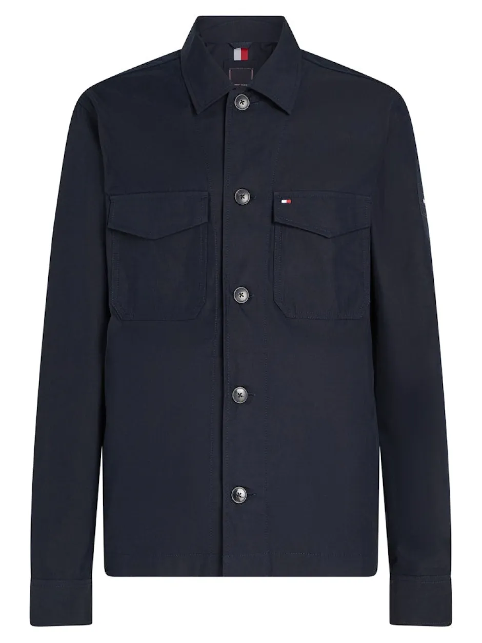 miesten paita, C0TT0N NYLON SHIRT JACKET>Tommy Hilfiger Outlet