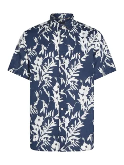 miesten pellavapaita, LINEN TROPICAL PRT SS RF SHIRT><noscript><img width=