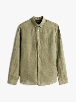 miesten pellavapaita, PIGMENT DYED LINEN SOLID><noscript><img width=