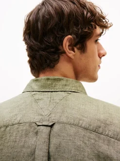 miesten pellavapaita, PIGMENT DYED LINEN SOLID><noscript><img width=