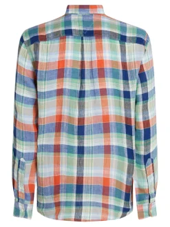 miesten pellavapaita, LINEN SUMMER MADRAS><noscript><img width=