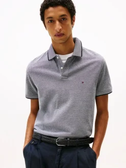 miesten pikeepaita, OXFORD TWO TONE TIPPED REG POLO>Tommy Hilfiger Outlet