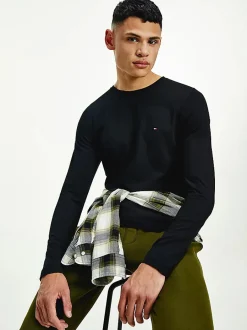 Miesten Pitkähihainen T-paita STRETCH SLIM FIT LONG SLEEVE TEE>Tommy Hilfiger Online
