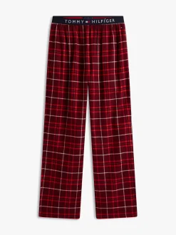 miesten pyjamahousut K FLANNEL PJ PANT WAISTBAND,>Tommy Hilfiger Outlet