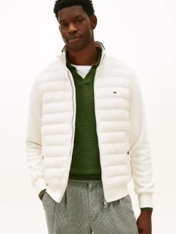 miesten takki Mix Media Ess RWB Stand Collar,>Tommy Hilfiger Outlet