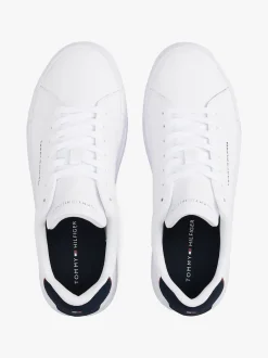 miesten tennarit, TH COURT LEATHER DETAIL ESS>Tommy Hilfiger Best