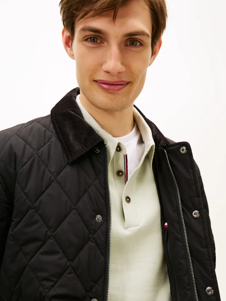 miesten tikkitakki Diamond Quilted Jacket,>Tommy Hilfiger Clearance