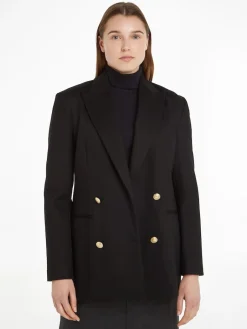 naisten bleiseri, RELAXED CLASSIC DB PUNTO BLAZER>Tommy Hilfiger Sale