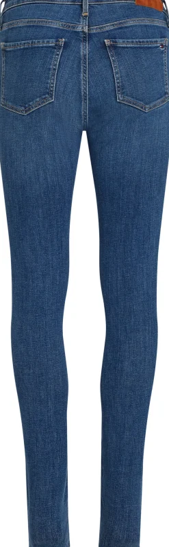 naisten farkut, COMO SKINNY RW MID BLUE Indigo><noscript><img width=