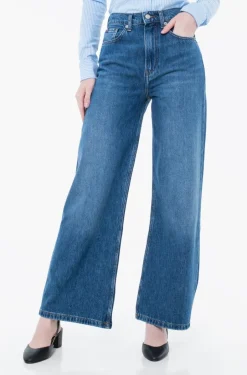 naisten farkut, FLO WIDE LEG JEANS Indigo>Tommy Hilfiger Hot
