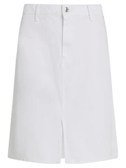 naisten farkkuhame, DNM KNEE STRAIGHT SKIRT WHITE><noscript><img width=