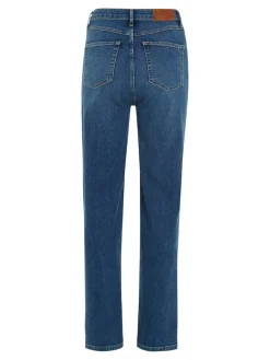 naisten farkut, RELAXED STRAIGHT HW JANE Indigo><noscript><img width=